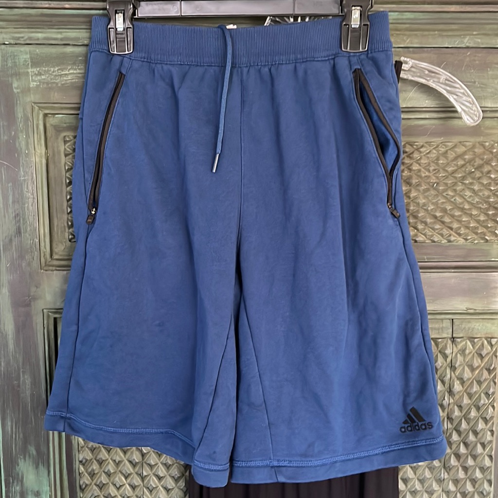 Adidas Blue Cotton Shorts